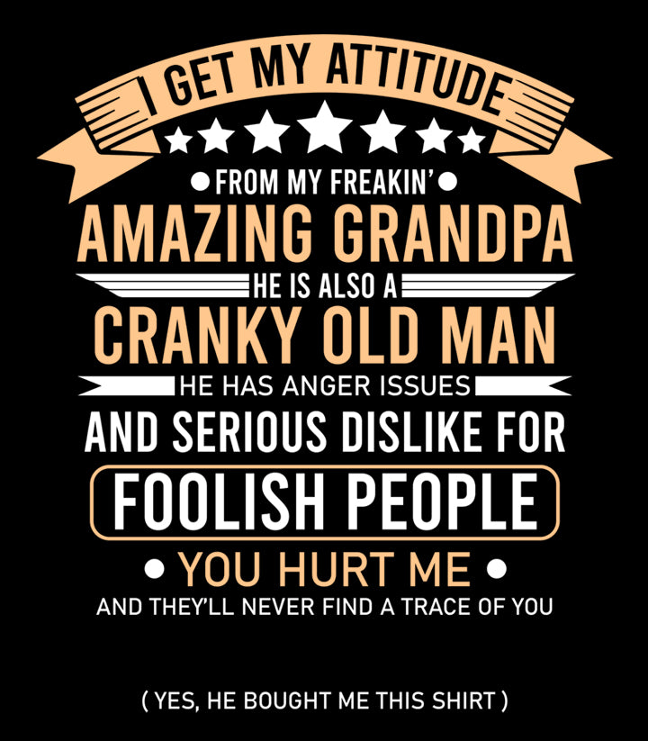 Amazing Grandpa - Unisex T Shirt