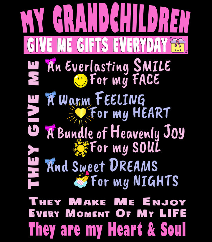 Grandchildren Give Gift - 2 - Unisex T Shirt