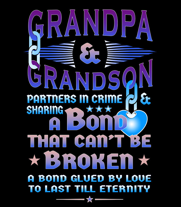 Grandpa and Grandson Bond - Unisex T-Shirt and Others for Adult and Kid