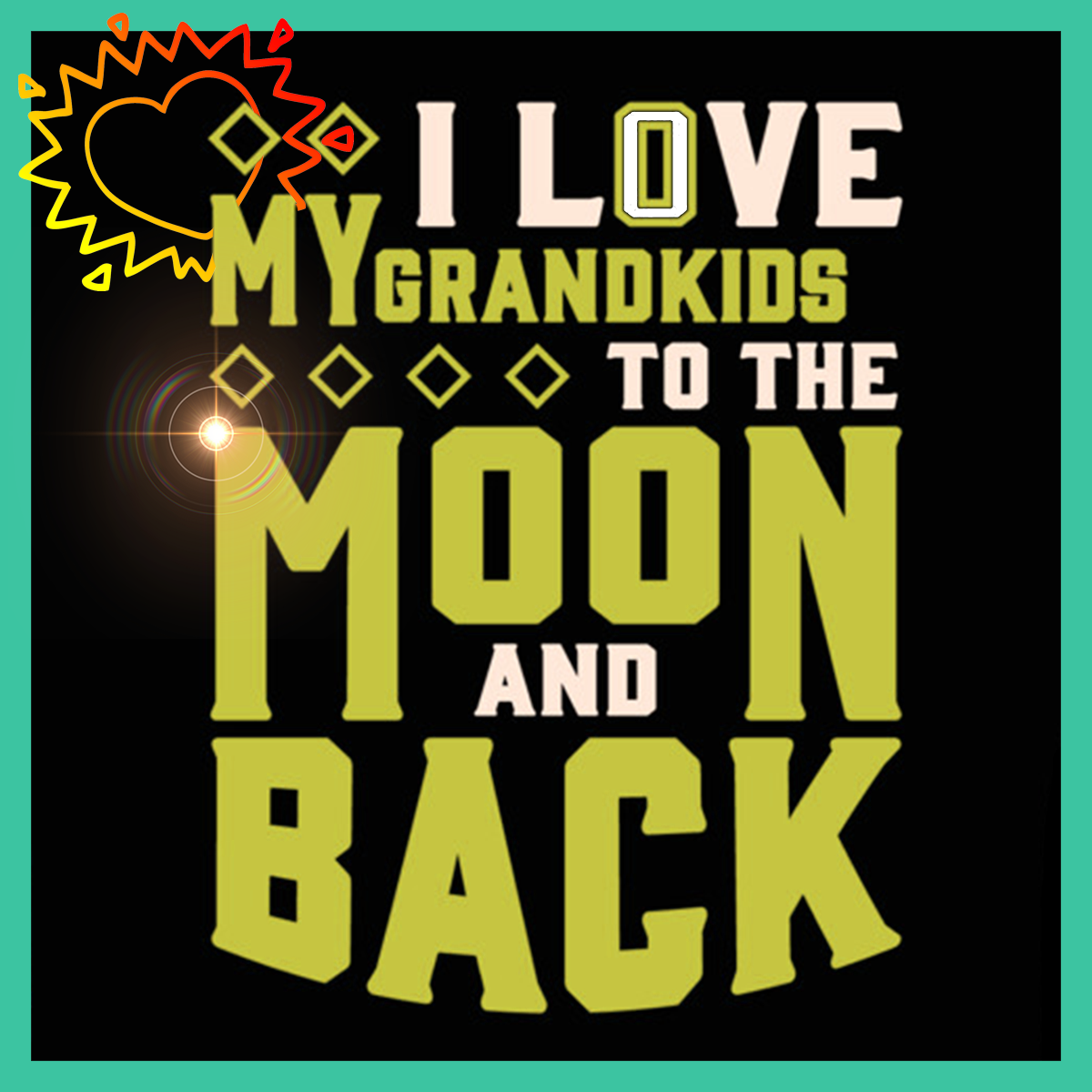 Love Grandkids to Moon & Back - Ceramic Mug