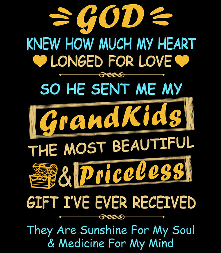 God Sent My Grandkids - Unisex T Shirt